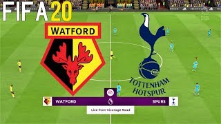 Watford Vs Tottenham Hotspur  English Premier League 1920  Full Match amp Gameplay FIFA20 [upl. by Rabjohn944]