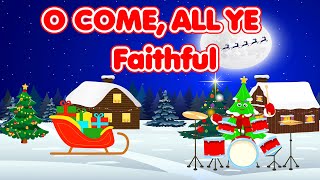 O Come All Ye Faithful With Lyrics  Christmas Songs And Carols  Christmas Sparkle [upl. by Pearce]