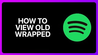 How To View Old Spotify Wrapped Tutorial [upl. by Avram]