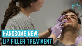 Lip Fillers Treatment  Start To Finish Procedure  Before And After Clips [upl. by Hgieloj]