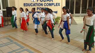 Republic day Dance Choreography in 2017 of Podar International School in Powai [upl. by Yelnet]