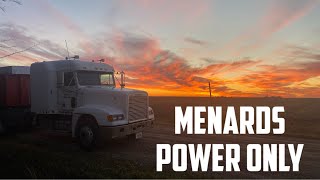 Menards Power Only With My FLD120 Owner Operator Trucking [upl. by Mcclain]