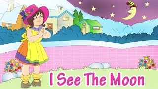 I See The Moon  Animated Nursery Rhyme in English [upl. by Adriana264]