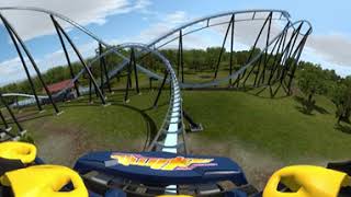 【VR360°】Cloud Rider roller coaster Amazing 360° Video [upl. by Dotson]