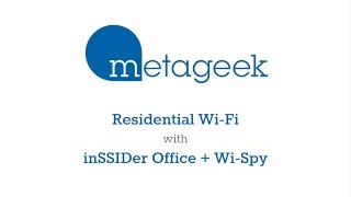 Managing Home WiFi with MetaGeek inSSIDer Office and WiSpy [upl. by Hsreh122]