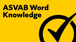 ASVAB Word Knowledge Study Guide [upl. by Fesoy]