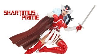 Marvel Legends Lady Sif AForce TRU Box Set Thor Comic Hasbro Action Figure Toy Review [upl. by Whale312]