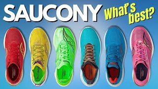 REVIEW OF EVERY SAUCONY ROAD SHOES Comparison of Endorphin EliteSpeedProShift Triumph amp Kinvara [upl. by Mosra323]