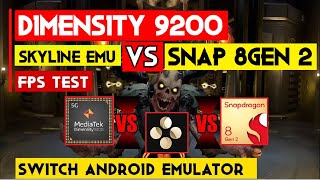 Skyline Emulator  Benchmark Dimensity 9200 Vs Snapdragon 8Gen 2 [upl. by Adiasteb]