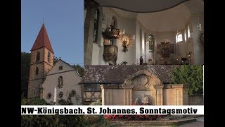 Neustadt WeinstraßeKönigsbach St Johannes Teilgeläut Sonntagsmotiv [upl. by Ennaear]