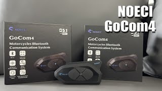 NOECI GoCom4 Motorcycle Helmet Bluetooth Intercom Pairing Instruction [upl. by Prosser143]