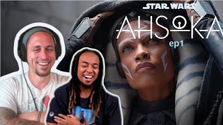 Star Wars Fans React To Ahsoka Tano Season 1 Ep 1 Master and Apprentice Mashup [upl. by Latyrc]