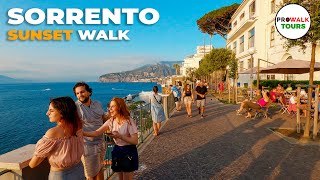 Sorrento Italy Sunset Walk [upl. by Teria]