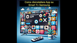 Come disinstallare App su Smart Tv Samsung [upl. by Raymund]