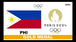 PHILIPPINES  GOLD MEDAL  PARIS 2024 OLYMPICS [upl. by Caplan]