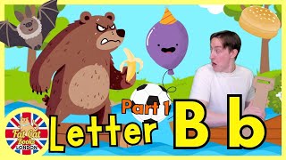 Learn Letter BPhonics sounds of AlphabetLearn ABC PhonicsLettersKindergartenpreschoolers [upl. by Dedra285]