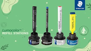 How can markers be refilled with the STAEDTLER refill stations [upl. by Durr203]