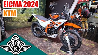 KTM at EICMA 2024  All motorcycles for 2025 [upl. by Aihn]