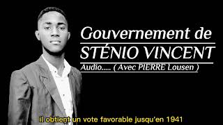 Le gouvernement de Sténio Vincent en 7 Minutes Philo NS4 [upl. by Gwynne620]