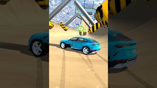 Sport Car Crashing 10  Mega Car Crash Simulator  shorts gaming mysterxgaming [upl. by Marco]