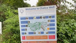 Entrance of Chalice Well and Gardens Glastonbury Somerset UK [upl. by Bigner]