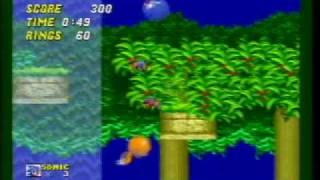 Sonic The Hedgehog 2 SEGA Mega Drive Aquatic Ruin Zone Part 1 [upl. by Etnasa]