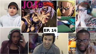 The Adventure of Prosciutto and Pesci Reaction Mashup JJBA Part 5 Golden Wind Ep14 [upl. by Odla]