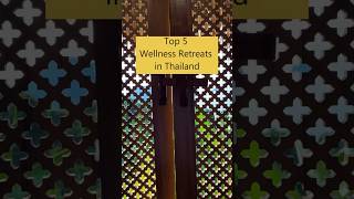 Unwind and Rejuvenate Top 5 Wellness Retreats in Thailand You Need to Visit [upl. by Zeuqram798]