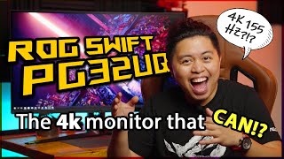 ROG SWIFT PG32UQ Best 4k HDMI 21 Monitor [upl. by Huberto]