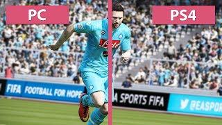 FIFA 15  PC vs PS4 Graphics Comparison [upl. by Adlemy602]