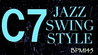 C Mixolydian C7 Jazz Backing Track  Swing Style [upl. by Sipple916]