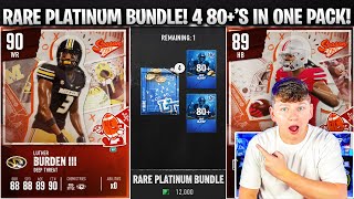 RARE PLATINUM BUNDLE OPENING 4 80 RARE PULLS IN ONE PACK FIRST CFB 25 PACK OPENING [upl. by Eisyak]