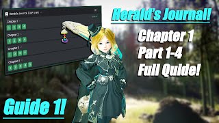 Heralds Journal Part 1 How To Complete Chapter 1  Black Desert Quick Guides [upl. by Frederica146]