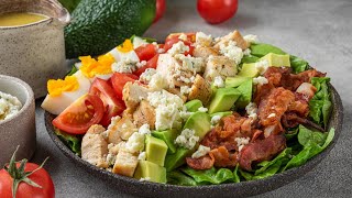 Ultimate Cobb Salad Recipe  Classic American Favorite [upl. by Nosilla]