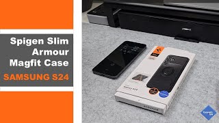 Spigen Slim Armour Magfit Case for Samsung S24 [upl. by Idyh455]