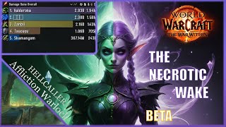 Best Warlock Spec  Hellcaller Affliction Warlock  The Necrotic Wake  The War Within BETA [upl. by Teragramyram874]