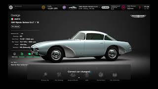 Gran Turismo 7  Abarth 1500 Biposto Bertone BAT 1 Engine Startup [upl. by Emlin327]