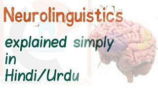 Neurolinguistics explained in HindiUrdu [upl. by Nylatsirhc]