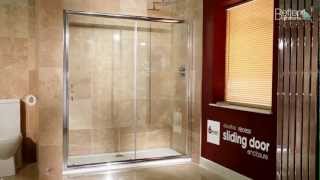 AquaFloe Sliding Shower Door [upl. by Rebor]