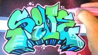 Vanishing Point Graffiti Canvas Speed Art [upl. by Landry]