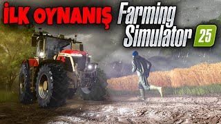 FARMİNG SİMULATOR 2025 İNCELEME  CANLI YAYIN TEKRARI [upl. by Gnanmas]