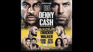 Lewis Crocker vs Conah Walker LIVE Full Fight Blow by Blow Commentary [upl. by Anada449]