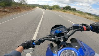 MT125 2022  CHILL RIDE WITH THE BOYS THROUGH ALGARVE  POV 4K  MIVV MK3 PURE SOUND [upl. by Einitsed386]