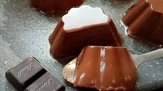 Vous avez du lait et du chocolat  Testez ce dessert fondant incroyable  Flan au chocolat simple👍🔝 [upl. by Elleunamme]