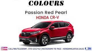 Honda CRV Malaysia Colours [upl. by Laura]