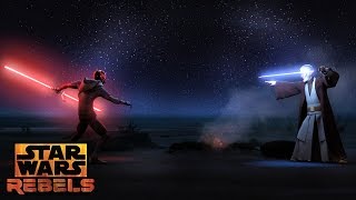 Darth Maul vs ObiWan  Star Wars Rebels  Disney XD [upl. by Asenav629]