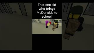 Mcdonalds roblox robloxanimation funny mcdonalds [upl. by Aneelas]