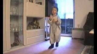 Funny little boy dancing to Michael Jacksons Smooth Criminal [upl. by Utas]