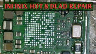 Infinix Hot 8 x650c Dead repair restart problem power ic water Damage Repair all problem ✔Done [upl. by Notsnhoj834]