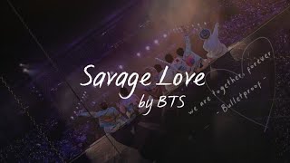 Savage love cover by BTS lyrics [upl. by Asaert]